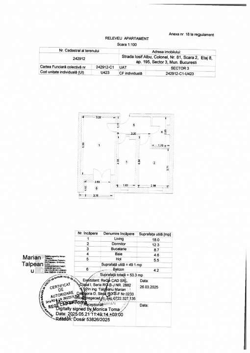 2 Camere cu Parcare subterana vis-a-vis de Auchan Titan-0