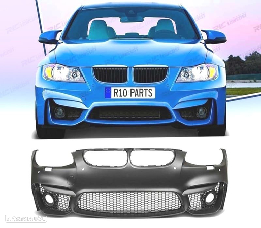 PARA-CHOQUES FRONTAL PARA BMW E92 E93 06-10 LOOK M4 PDC GRELHAS NEVOEIRO - 1