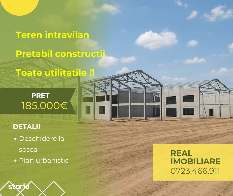 Teren comercial  -pretabil constructii ! - Imagine principală: 1/4