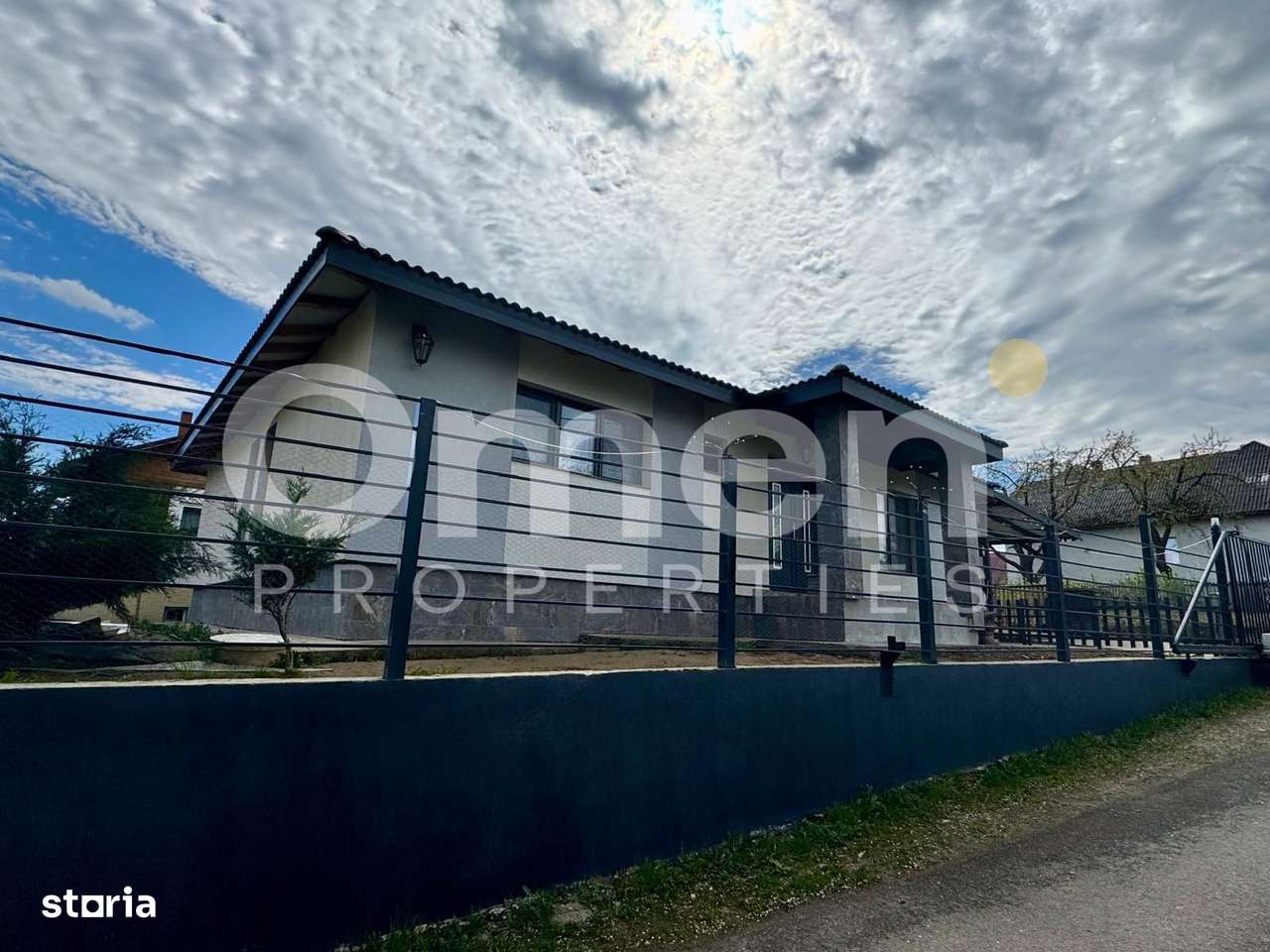 Casă nouă pe un nivel + teren 1450 mp | foișor rustic | Satu Nou de Su-1