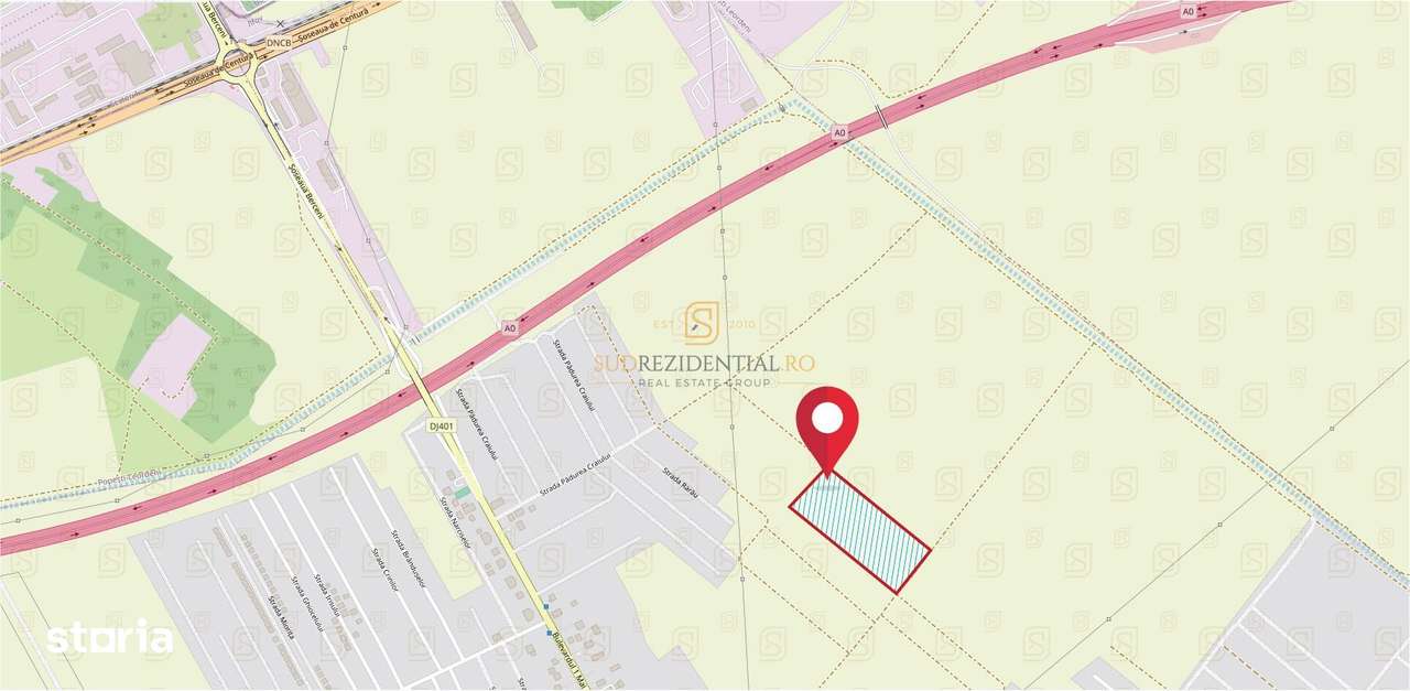 Lot de teren intravilan, 500 mp, Bd. 1 Mai, intrare Comuna Berceni - Imagine principală: 5/20