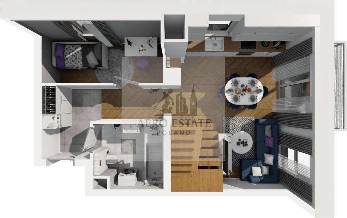 Unikatowe 2-poziomowe z antresolą – Promocja!-4