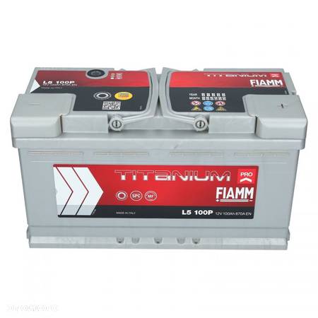 FIAMM Titanium PRO L5 100P 100 Ah 870A (EN) - 5