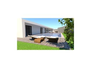 Terreno urbano com projeto para moradia com Piscina, Loul...