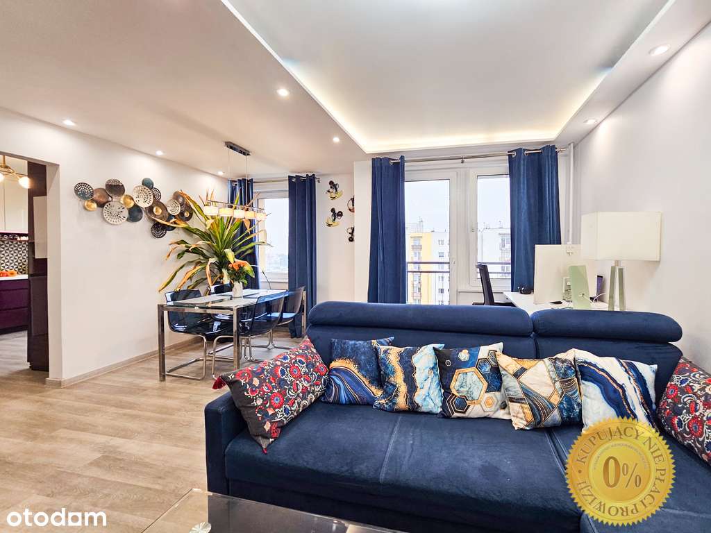 Nowy układ - otwarty salon, duża łazienka !-1