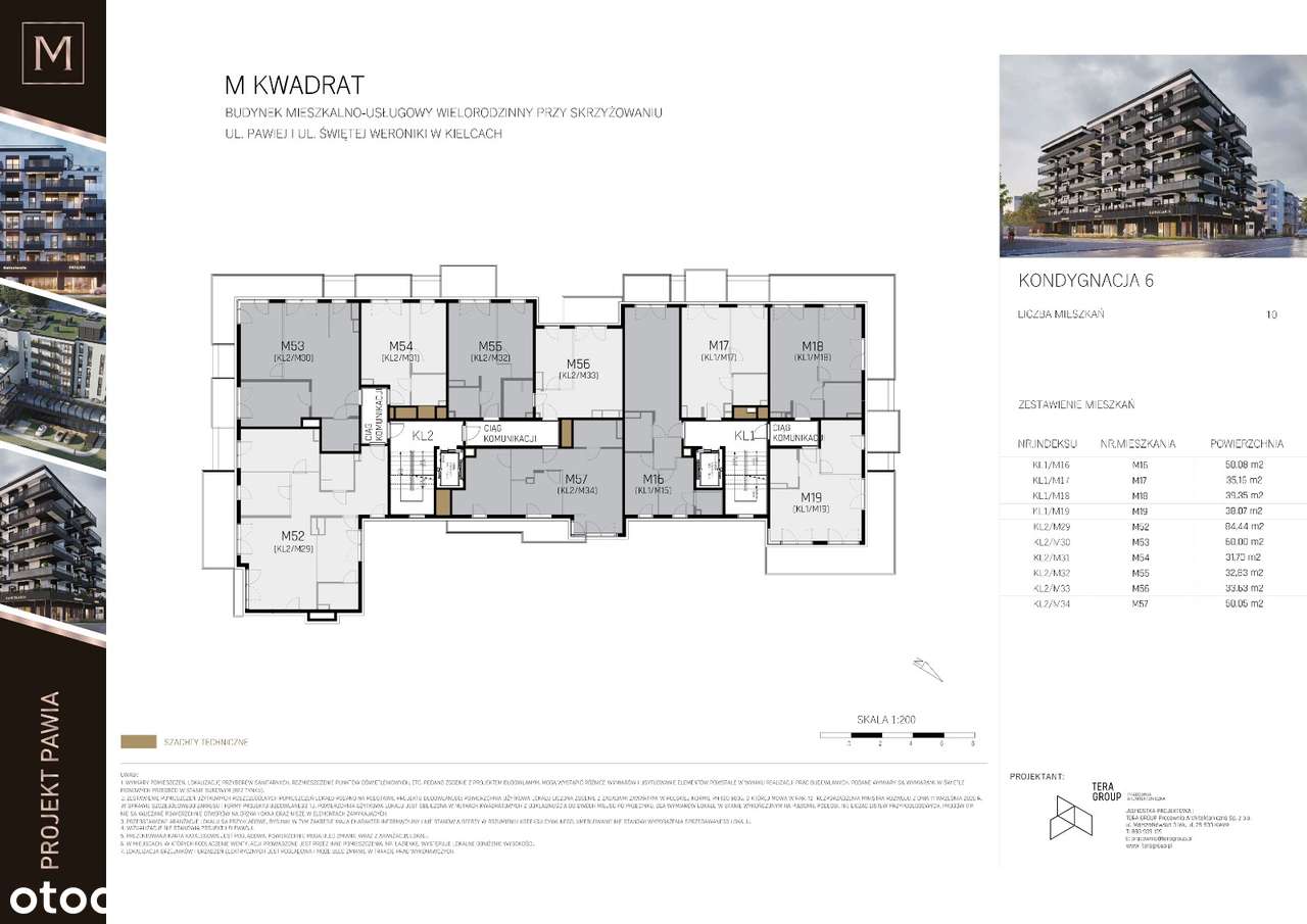 Mieszkanie M56, 33,63m2 Projekt Pawia Kielce-12