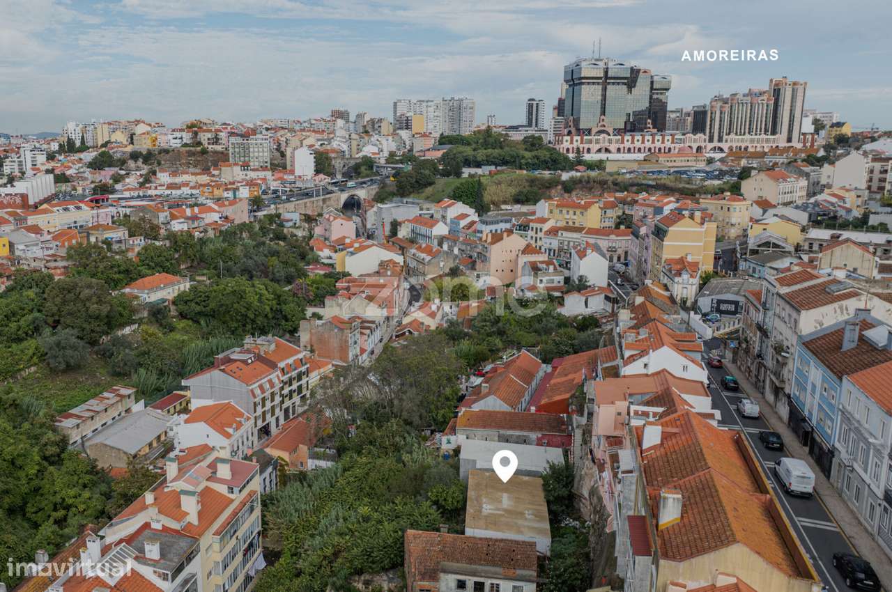 Obra para 5 casas térreas T0 em Campo de Ourique, Lisboa - Grande imagem: 2/26
