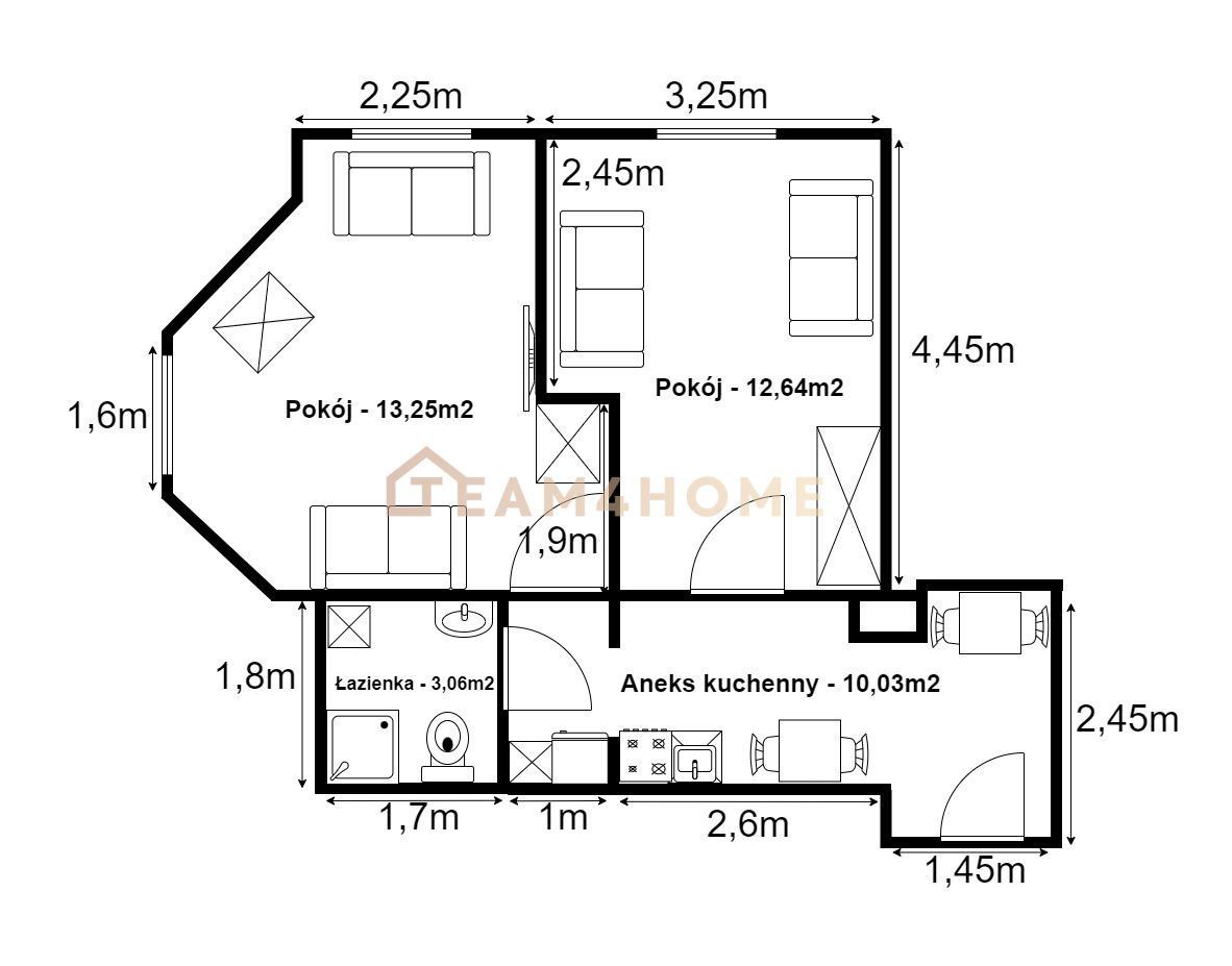 Świetny apartament dla 8 osób w spokojnym miejscu! - Pełny obrazek: 2/20