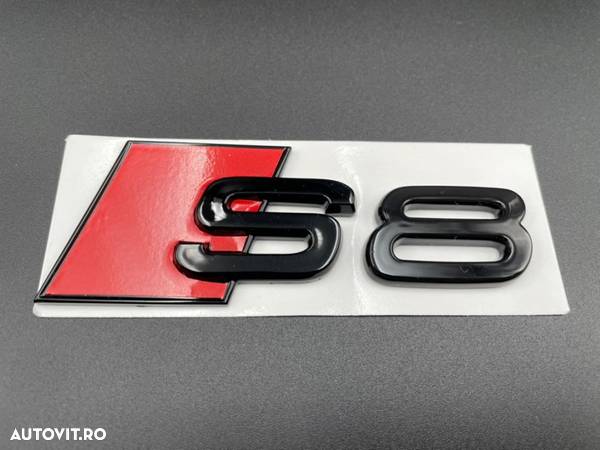 Emblema Premium Audi S3 S4 S5 S6 S7 S8 Negru - 12