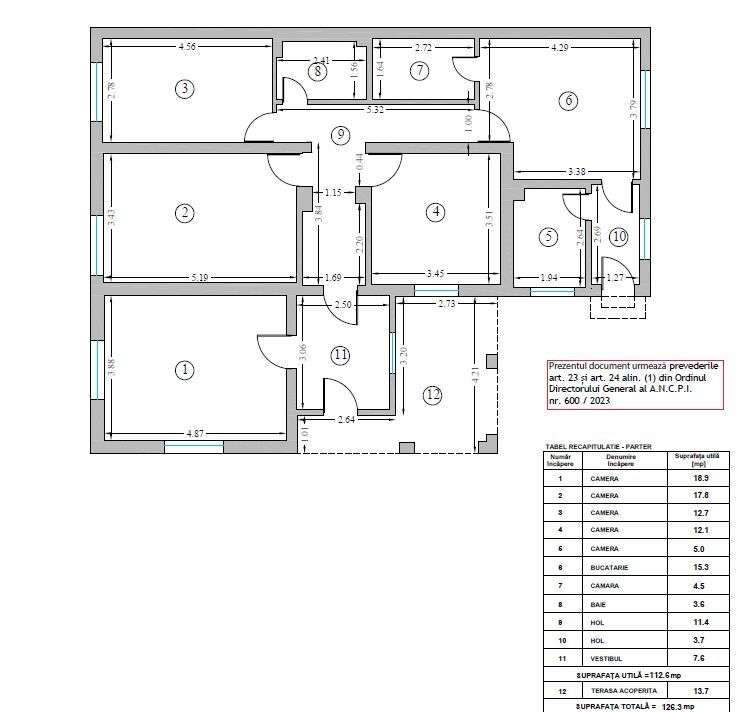 Casa demolabila cu teren 680mp deschidere 20.10ml Sisesti-Vatra Noua - Imagine principală: 5/8