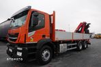 Iveco 420 / 6x2 / SKRZYNIOWY- 6,5 M / HDS FASSI 185 - 10,4 M / E6 / OŚ PODNOSZONA - 7