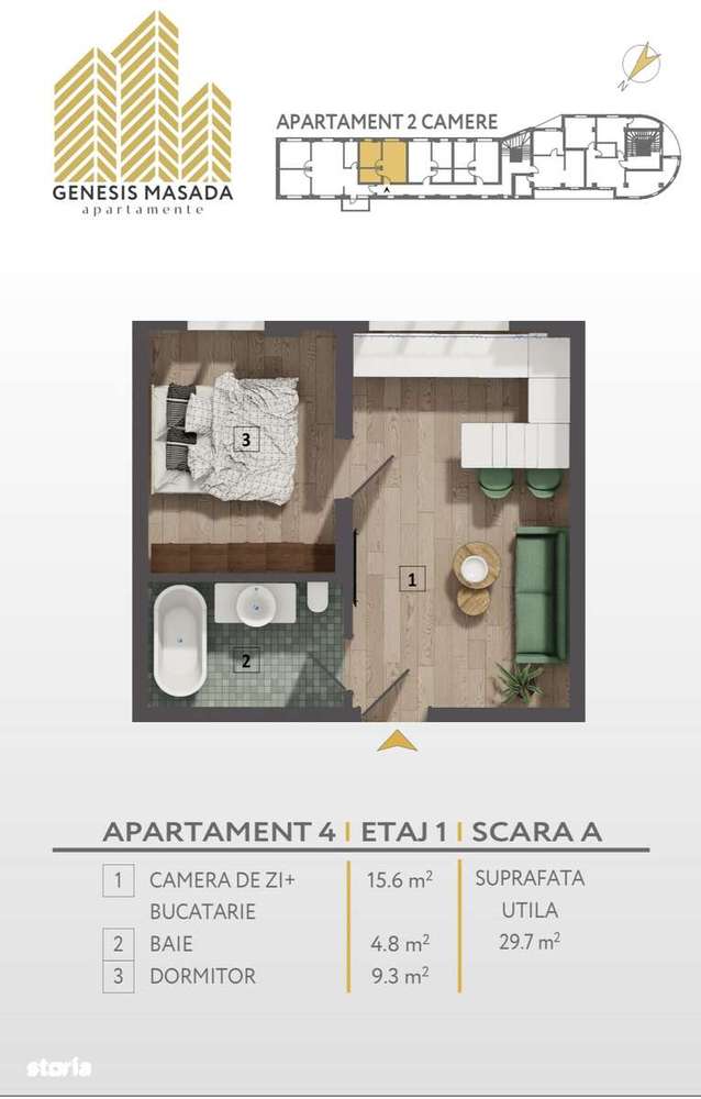 Etaj 1 Decebal Zefirului !-5