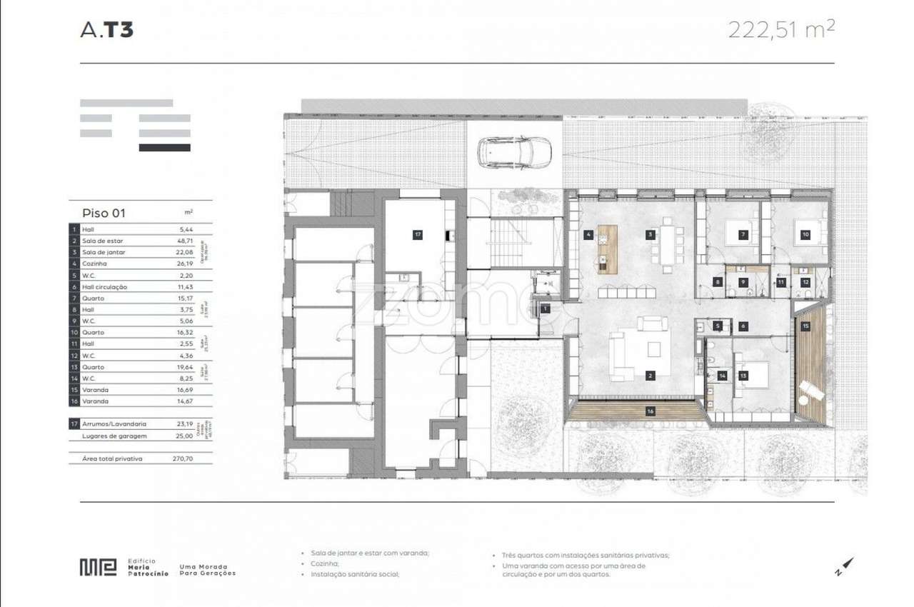 Exclusivo Apartamento T3 - Edifício Maria Patrocínio-16