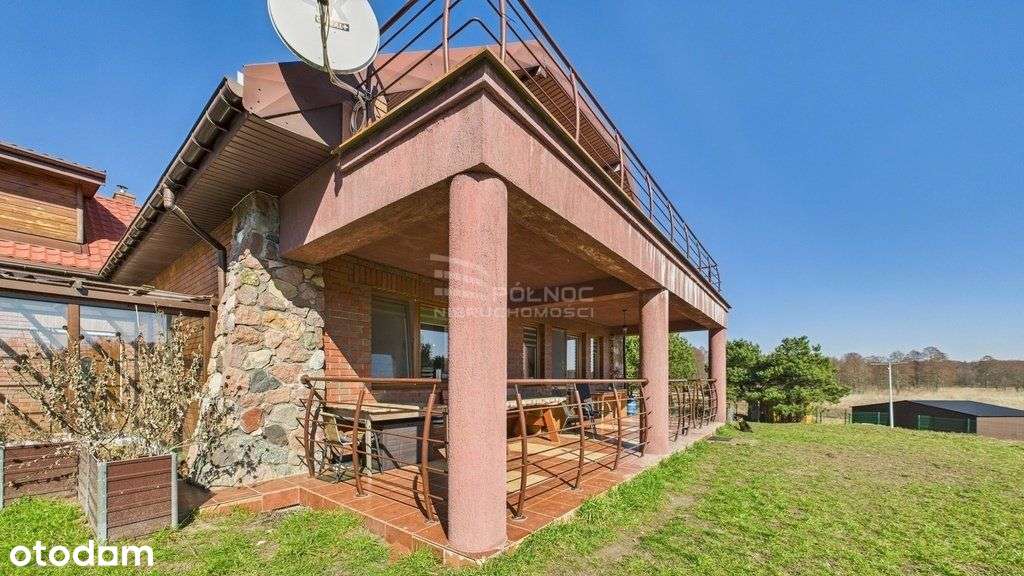 Przestronny dom nad jeziorem Skomętno-11