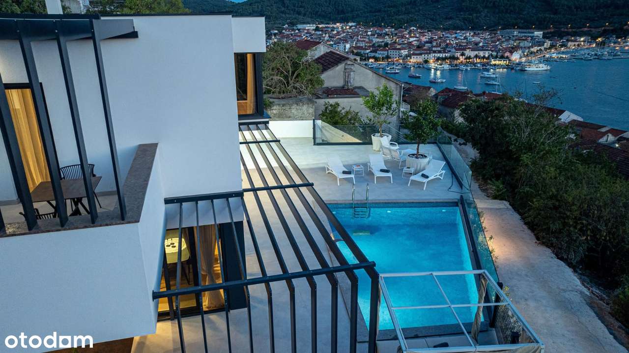 Willa nad Adriatykiem z Widokiem na Morze .  Chorwacja . Wyspa Korcula - Pełny obrazek: 5/20