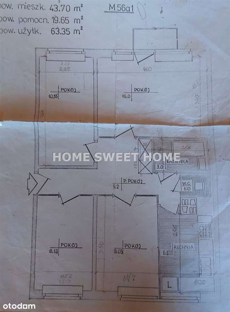 Metro 120m- 4 pokoje, I piętro, balkon,-10