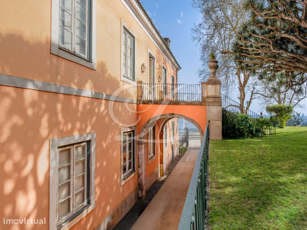 Palácio em primeira linha de mar vista frontal | Oeiras - Grande imagem: 5/45