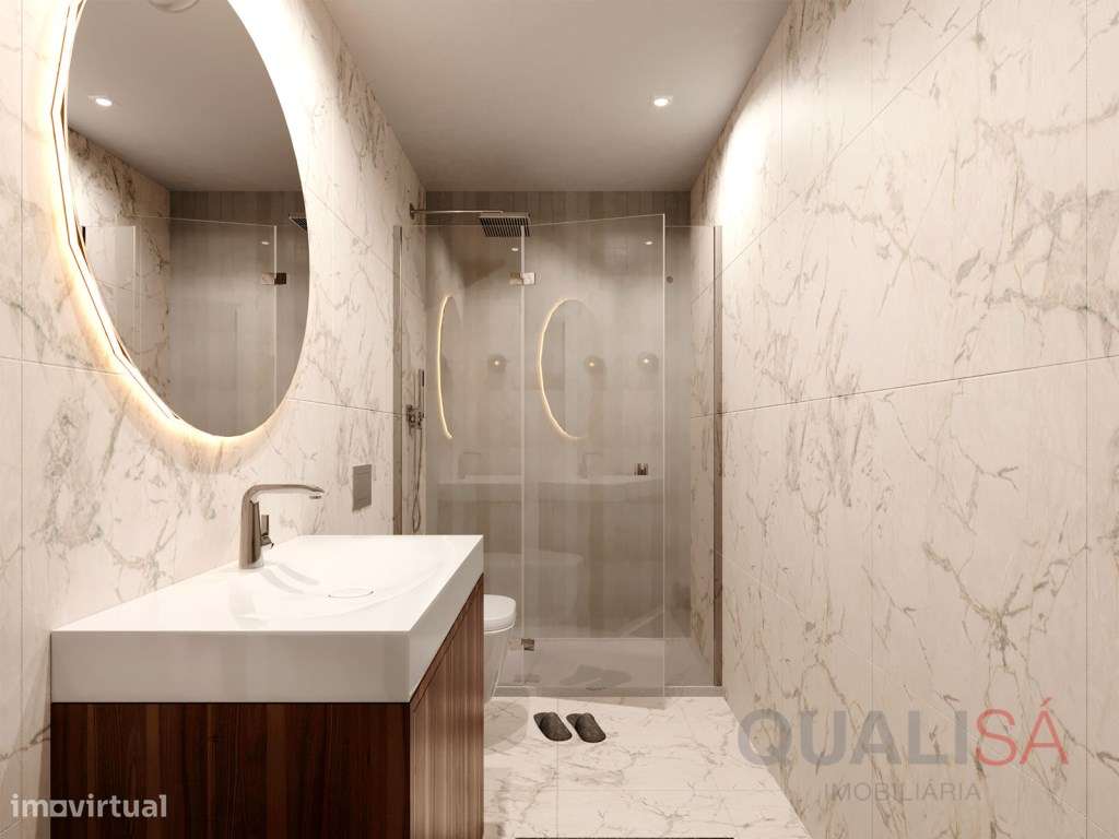 Apartamento T1 novo no centro histórico de Braga, no Largo Santiago...-8