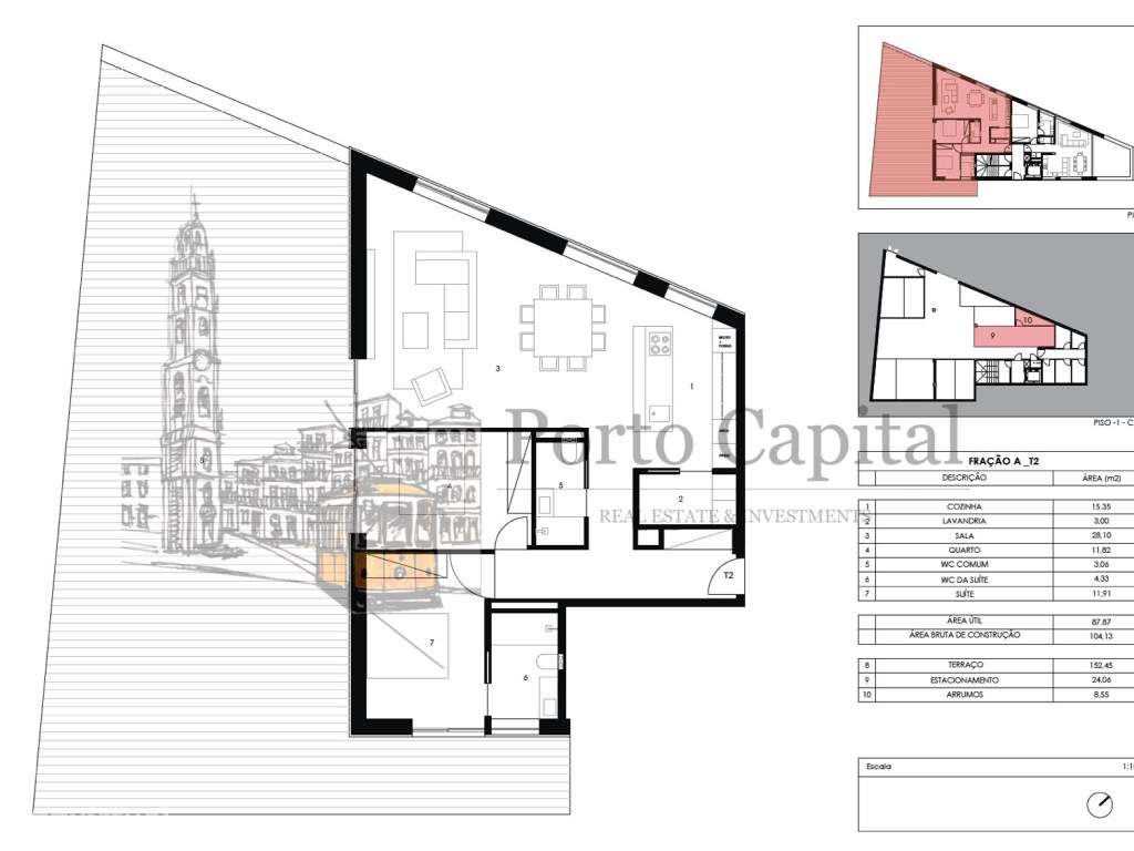 EXCELENTE APARTAMENTO T1, COM COZINHA EQUIPADA, VARANDA (28,77 M2),...-27
