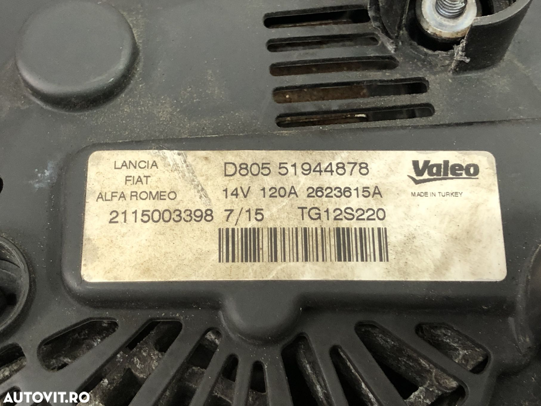 Alternator Opel Corsa D 1.3 CDTI - 3