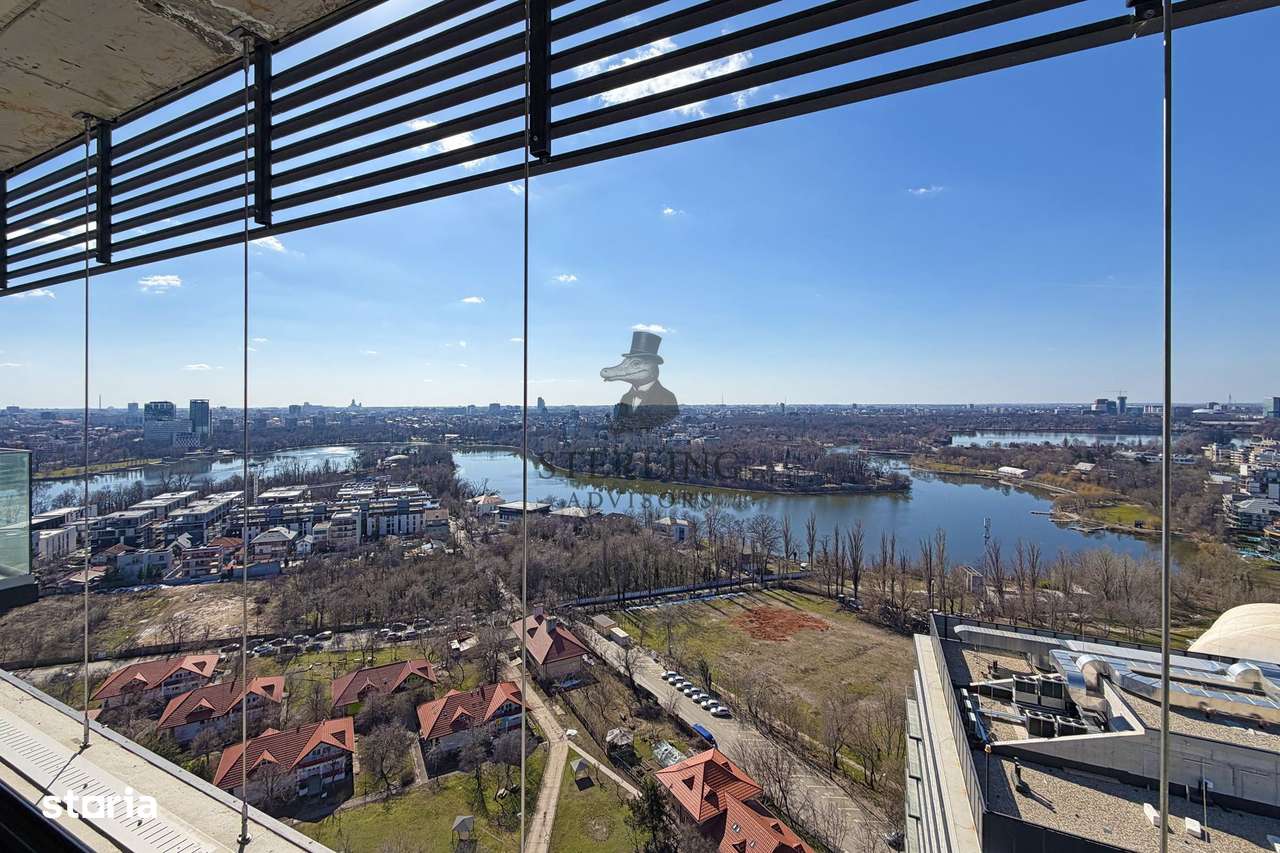 UP-site - apartament spatios cu vedere panoramica spre parc si lac