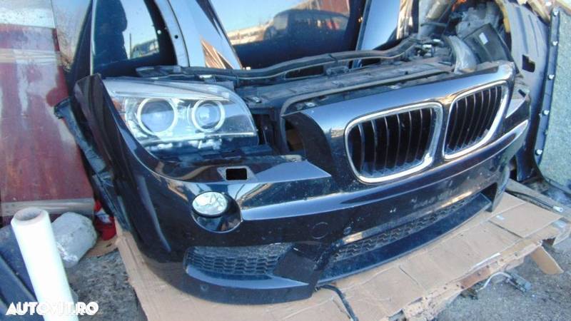 Fata Completa BMW X1 e84 2009-2014 m pachet bara fata capota aripi trager radiatoare faruri facelift - 8