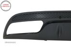 Difuzor Bara Spate cu Ornamente Mercedes C-Class W205 (2014-2020) C63 Design Negru- livrare gratuita - 3