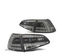 FAROLINS TRASEIROS LED PARA VOLKSWAGEN VW GOLF 7 LOOK GTI 13-17 PRETO - 2