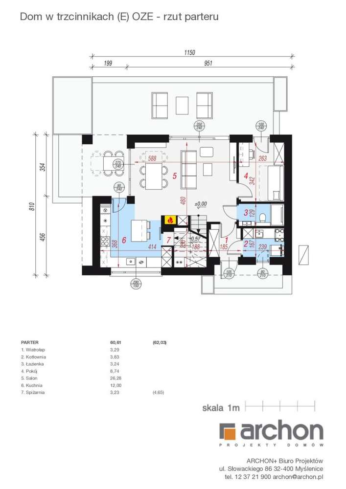 Nowoczesny dom 20 km od Krakowa (gm. Biskupice)-9