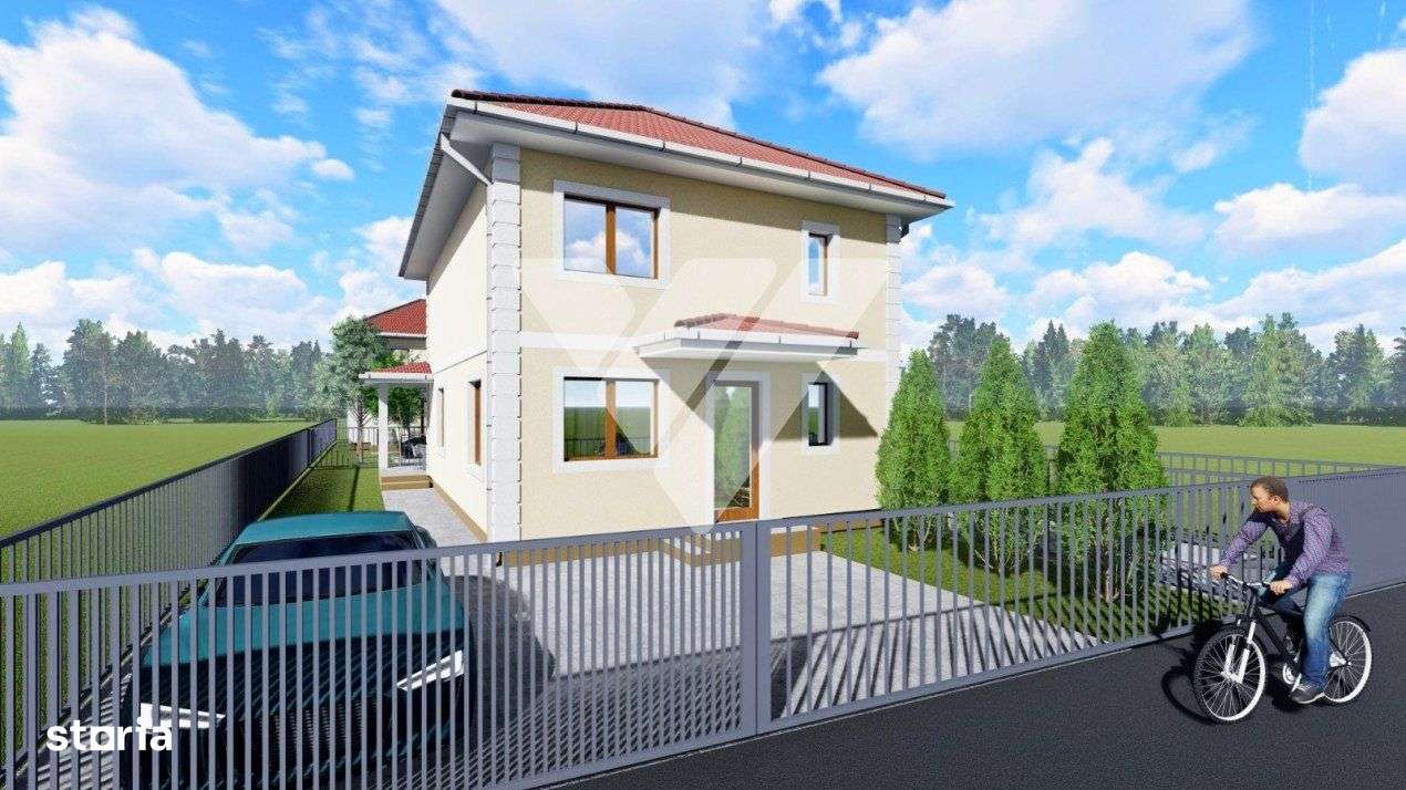Casa noua individuala 4 camere si teren 320 mp - Selimbar Sibiu - Imagine principală: 2/6