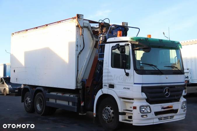 Mercedes-Benz ACTROS 2536 / 6X2 / WYWROTKA- 38 M3 + HDS LHO 150Z / DO ZŁOMU / - 10