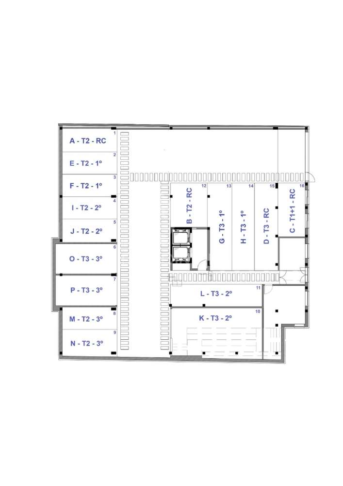 Apartamento de tipologia T3, Novo,  2 frentes, com terraço,varandas... - Grande imagem: 5/6