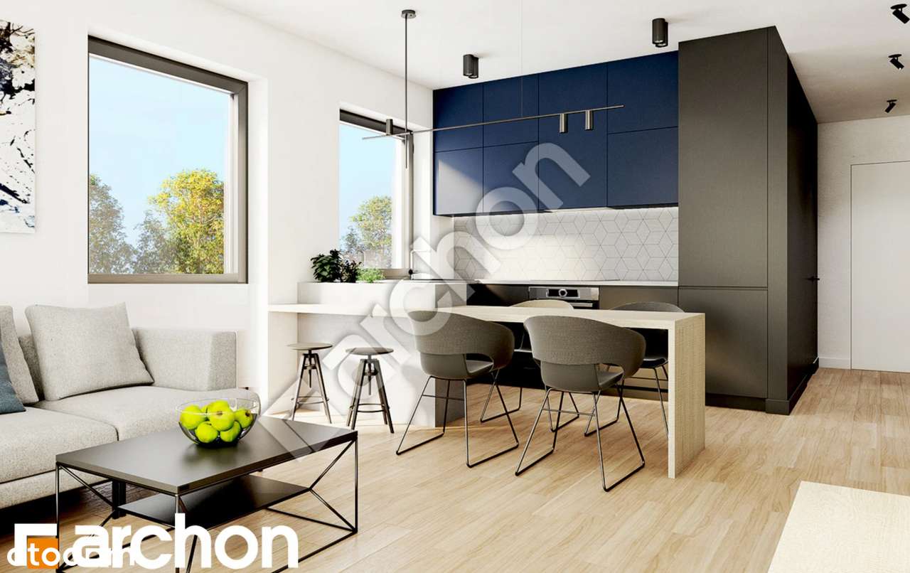 Mieszkanie 57,95 m2 , 3-pok, 2 balkony, strona południowa,widok na las - Pełny obrazek: 4/13