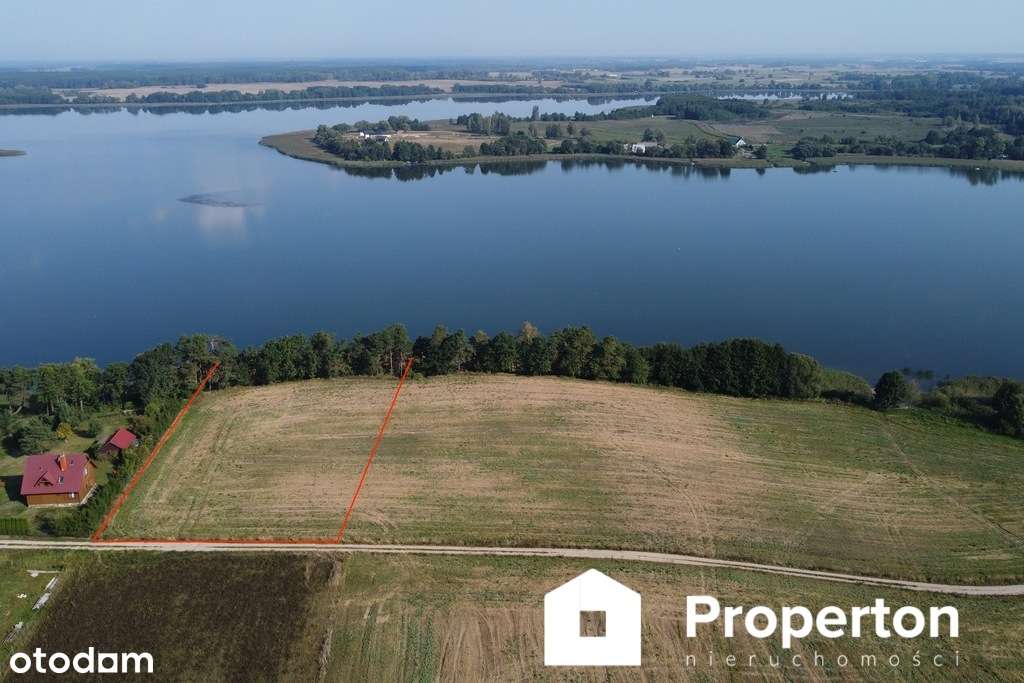 Działka z linią brzegową Rajgród + projekt domu
