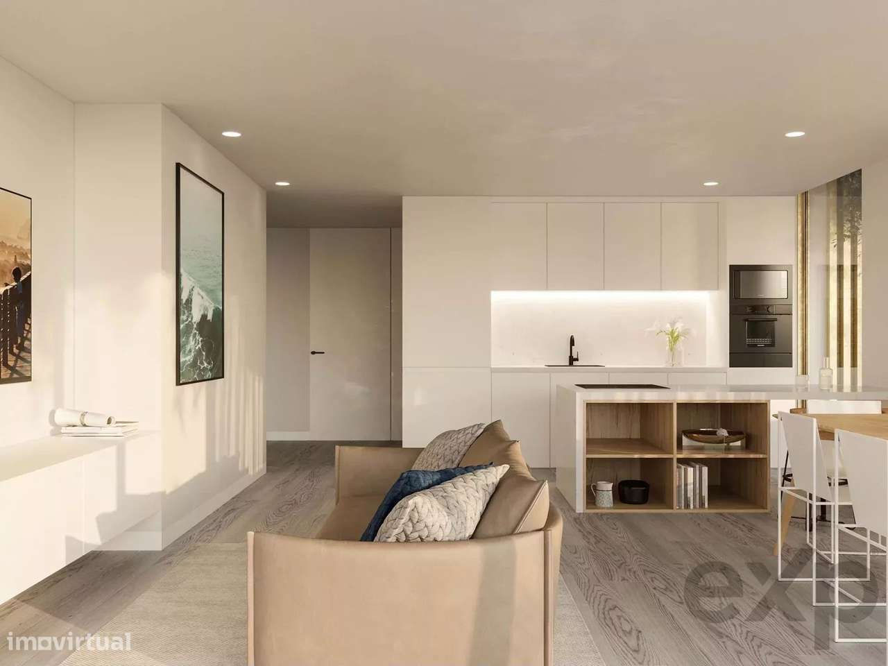 Moradia Geminada Moderna na Praia da Luz a 500m da Praia - Grande imagem: 5/12