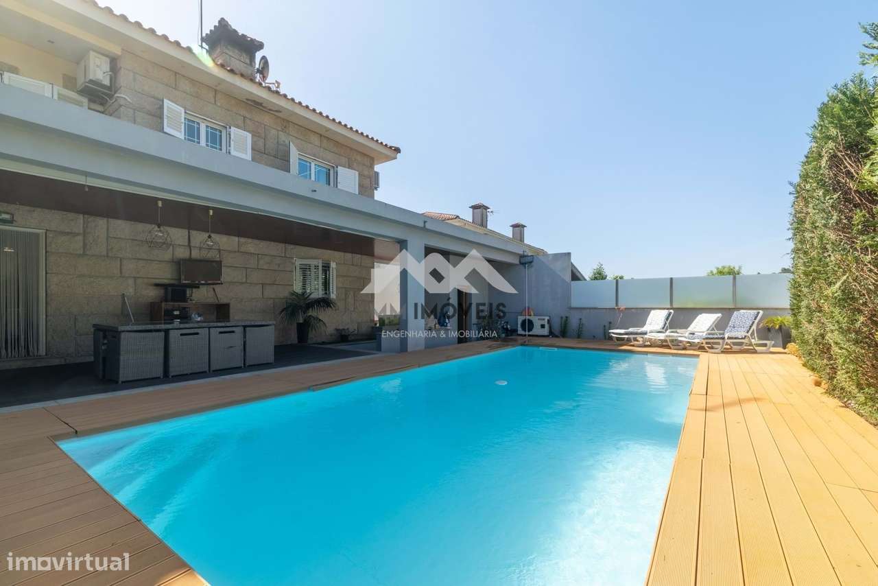 Moradia T4 | Piscina | Jardim | 4 frentes | Praia Fluvial-55