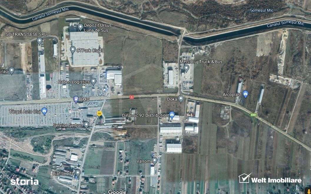 Teren pretabil pt parc auto, Luna de Sus - Imagine principală: 2/3