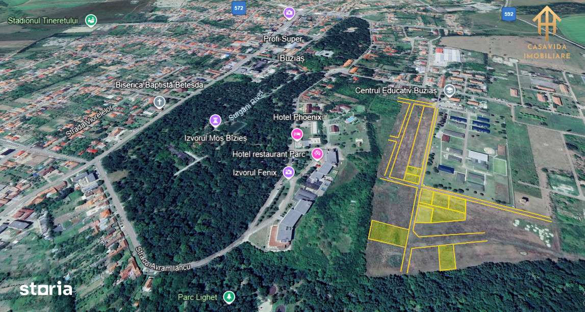 De vanzare lot de teren intravilan - Statiunea Buzias - Imagine principală: 2/5