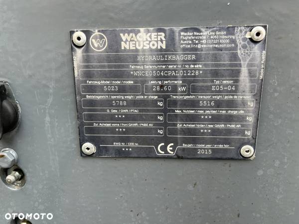 Wacker Neuson 50Z3 - 40