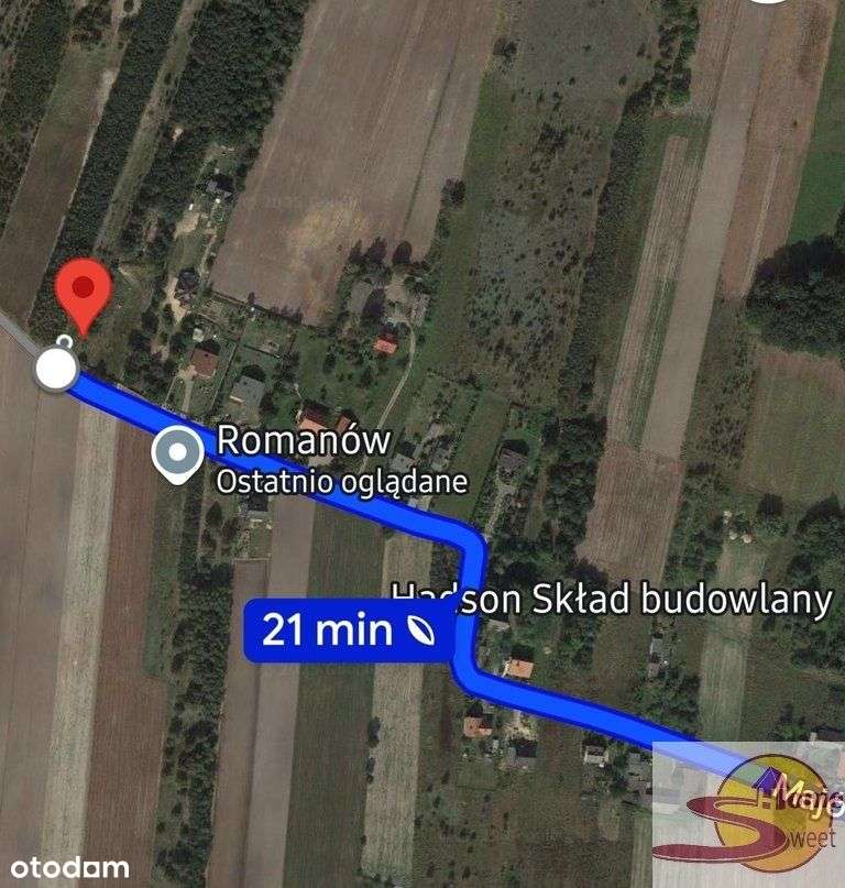 Działka Budowlana Romanów ul. J. Majewskiego-3