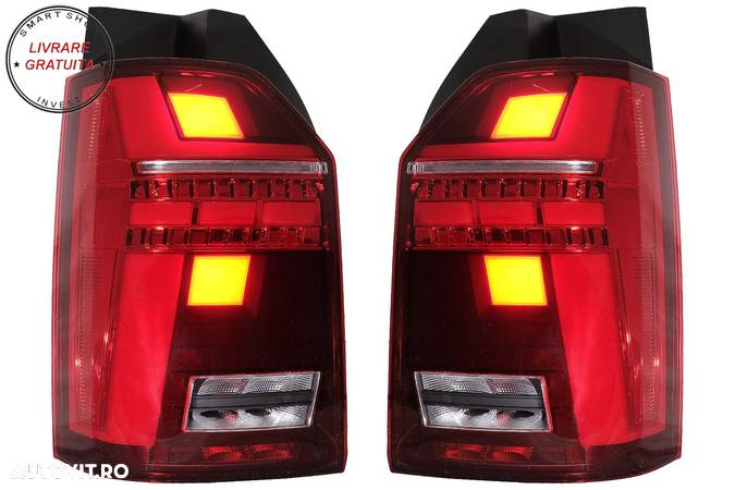 Stopuri Full LED compatibile cu VW Transporter T6 (2015-2020) Semnal Dinamic- livrare gratuita - 10