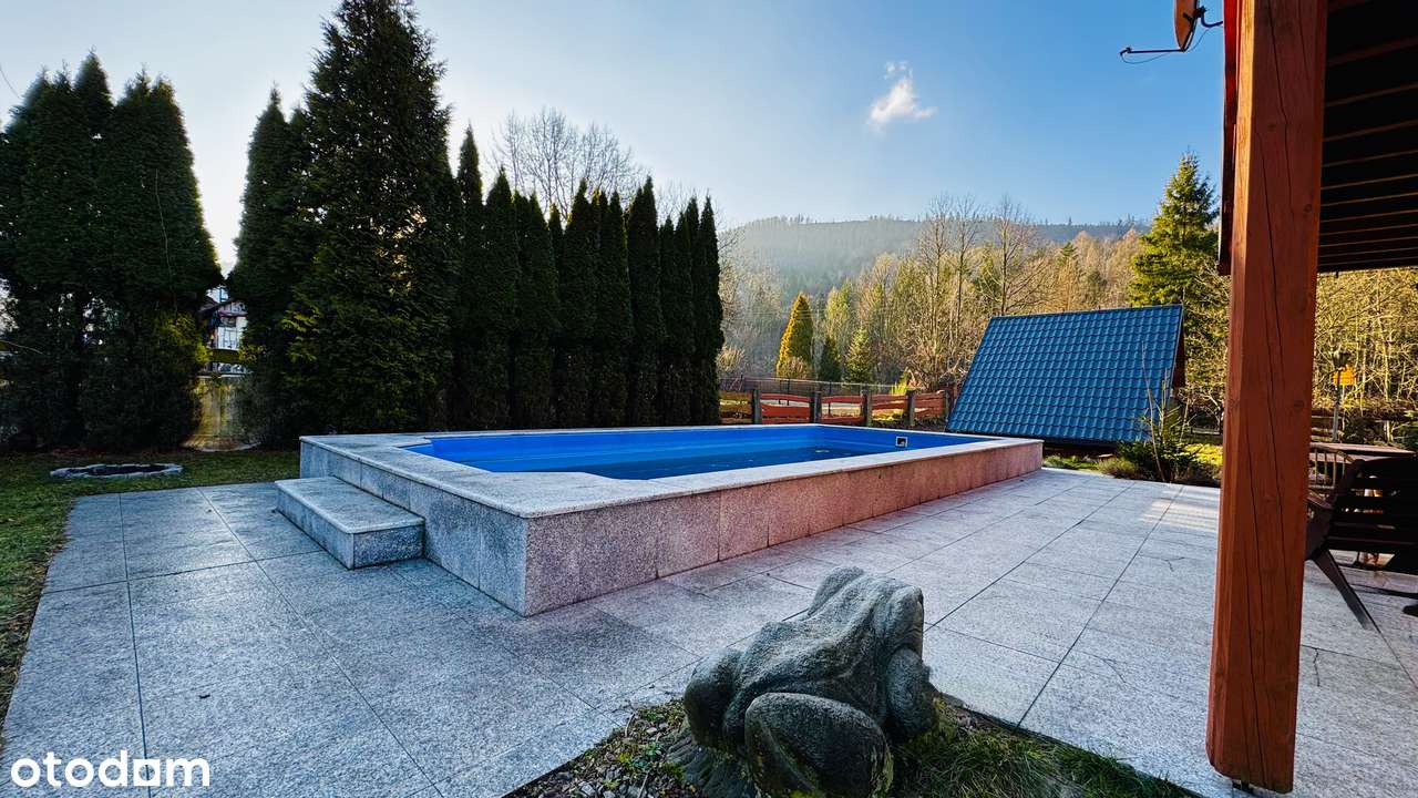 Piękny dom z bala z basenem pod Starym Groniem BRENNA-8