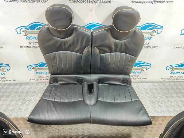 BANCO BANCOS PELE ORIGINAIS MINI COOPER S R56 R55 CLUBMAN R57 CABRIO AIRBAG - 9