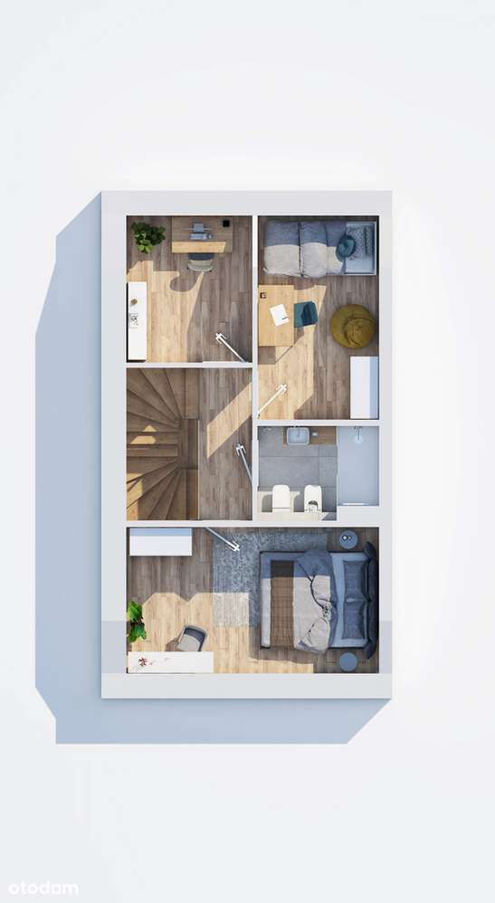 Bliźniak 90m2 Jagodowo! Wirtualny spacer-6