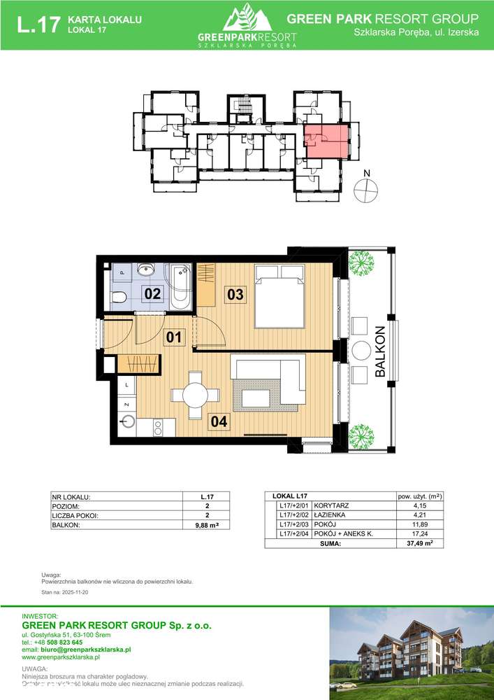 2-pokojowe mieszkanie 37m2 Bez Prowizji - Pełny obrazek: 2/7