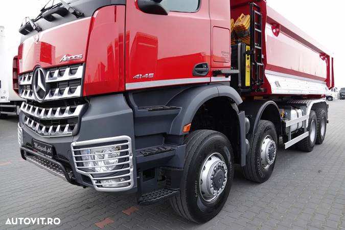 Mercedes-Benz ACTROS 4145 / 8x8 / MANUAL / CANAL SPATE - 15