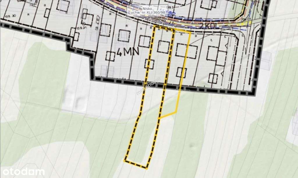 Kompleks działek budowlanych  Nisko, ul. Gruntowa-1