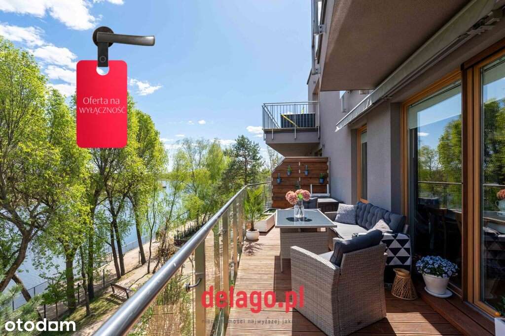 Apartament nad wodą, płd ekspozycja z tarasem 20m2
