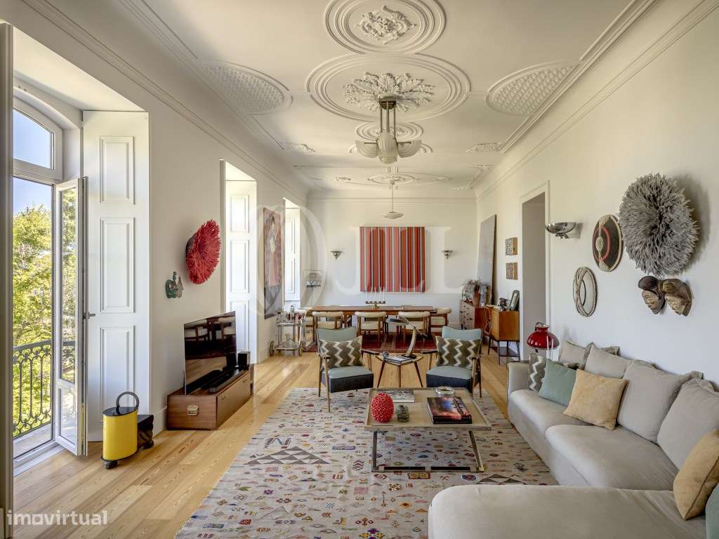 Apartamento T2+1, com varanda, na Praça D.Luis, Lisboa - Grande imagem: 5/30