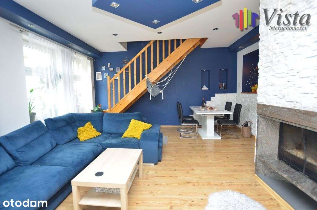 Dwupoziomowe mieszkanie z kominkiem - Pełny obrazek: 5/15